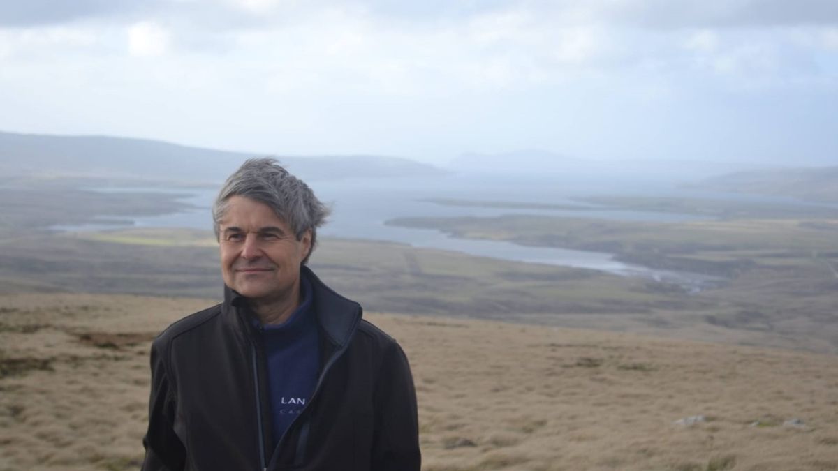 Agustín Barletti cruzó a nado las Islas Malvinas (Foto: Guillermo Luder)