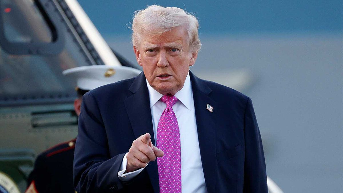 Trump y un fulminante anuncio sobre el fin de la guerra con Irán. (Foto: Gentileza NYPost)