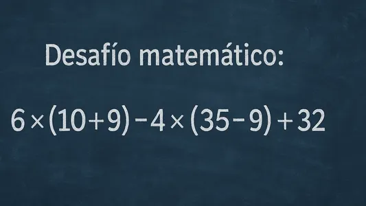 Desafío Matemático: este cálculo con paréntesis no se resuelve de un vistazo