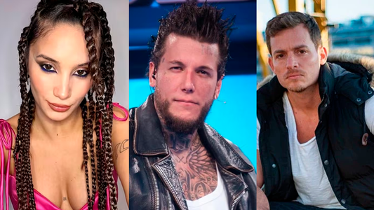 La inesperada actitud de Alex Caniggia con Santiago del Azar mientras daba una nota con Melody Luz