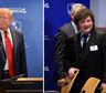 Milei y Trump se encontraron en la cumbre del Escudo de las Américas en Nueva York