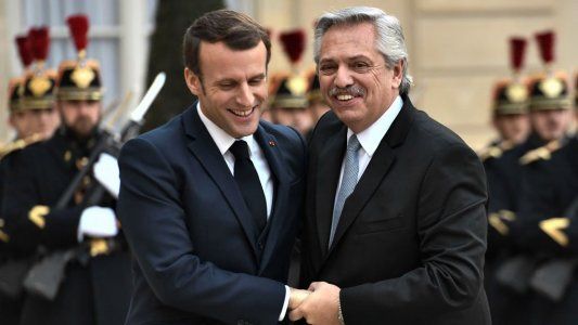 Macron aseguró que se movilizará ante el FMI para ayudar a la Argentina y Alberto agradeció el gesto: Me da una enorme alegría