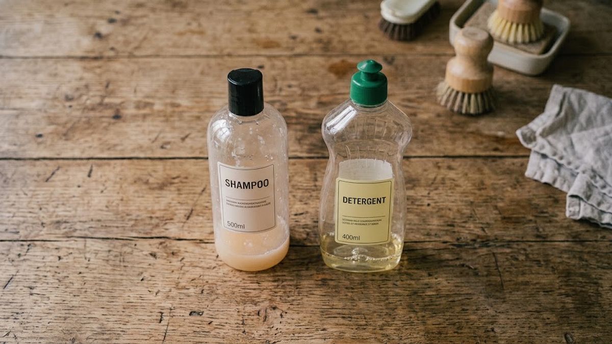 Agregar agua cuando queda poco shampoo o detergente es una práctica habitual para aprovechar hasta la última gota. Sin embargo