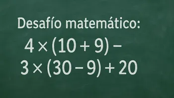 Desafío matemático: la cuenta parece fácil, pero muchos suelen caer en un error frecuente