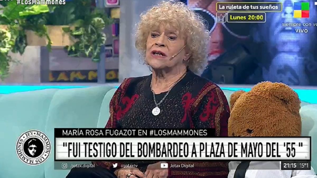 María Rosa Fugazot habló del bombardeo en la Plaza de Mayo
