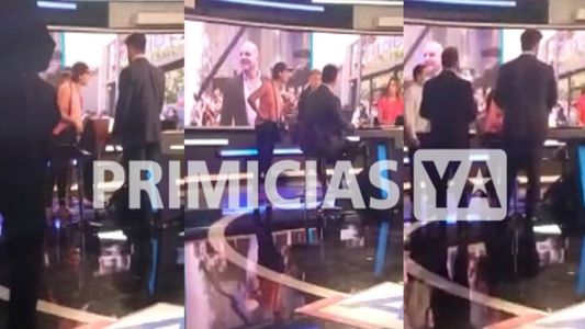 Vídeo completo del corte de América Noticias de Rolando Graña con la mujer que irrumpió en el vivo