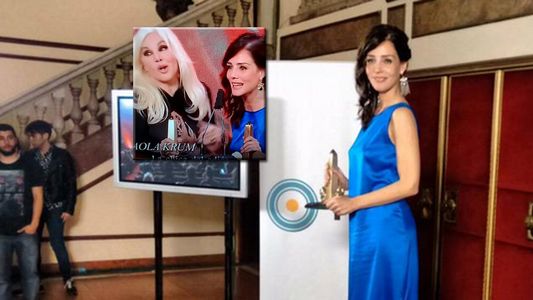 Paola Krum, la mujer que le opacó la noche a Susana en los ACE: No sabía si dejarla hablar