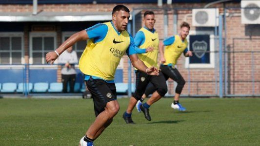 Wanchope Ábila hizo fútbol reducido y se ilusiona con llegar al choque con River por la Copa Libertadores