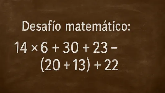 Desafío matemático: casi nadie lo resuelve antes de los 10 segundos