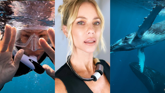 La inédita reacción de Nicole Neumann al ver a Pampita nadando con ballenas en la Polinesia