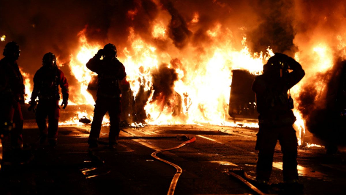 Francia va camino a un estallido social generalizado. 667 detenidos en la tercera noche de violentas protestas (Foto: Gentileza NYTimes)