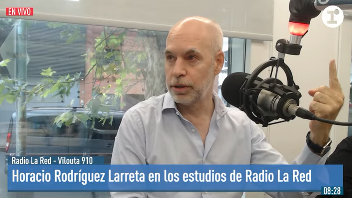 Horacio Rodríguez Larreta respaldó a Marcelo DAlessandro tras su renuncia en radio La Red (Foto: YouTube radio La Red).