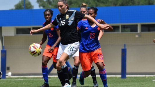Con un doblete de Milagros Menéndez, Argentina empató 2-2 ante Colombia en un amistoso disputado en Ezeiza