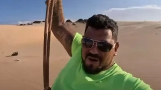 Un turista grabo su propia muerte mientras practicaba un deporte extremo