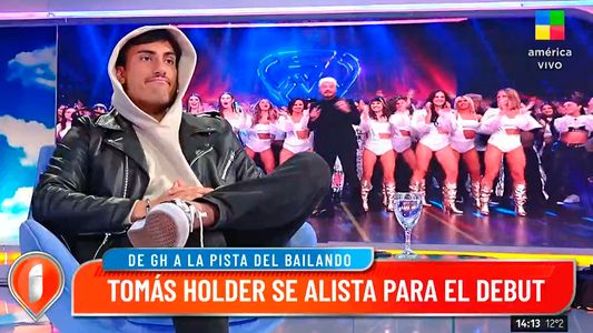 Tomás Holder maltrató a una productora, amagó con irse y se cruzó con el panel de Intrusos