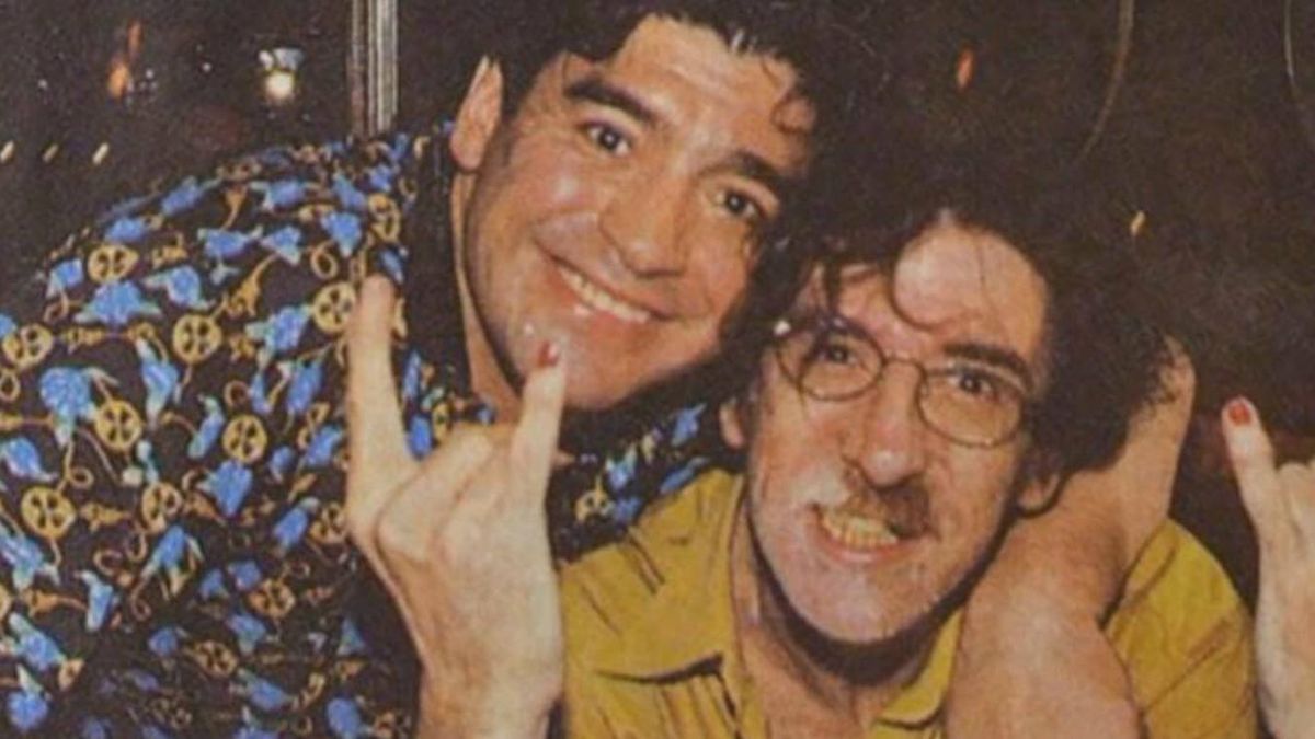 Diego Maradona y Charly García