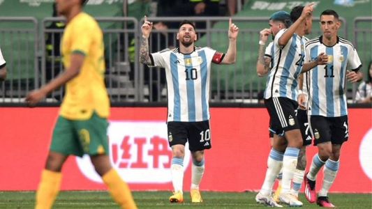 ¡Imparable! La Selección Argentina le ganó 2-0 a Australia con goles de Messi y Pezzella