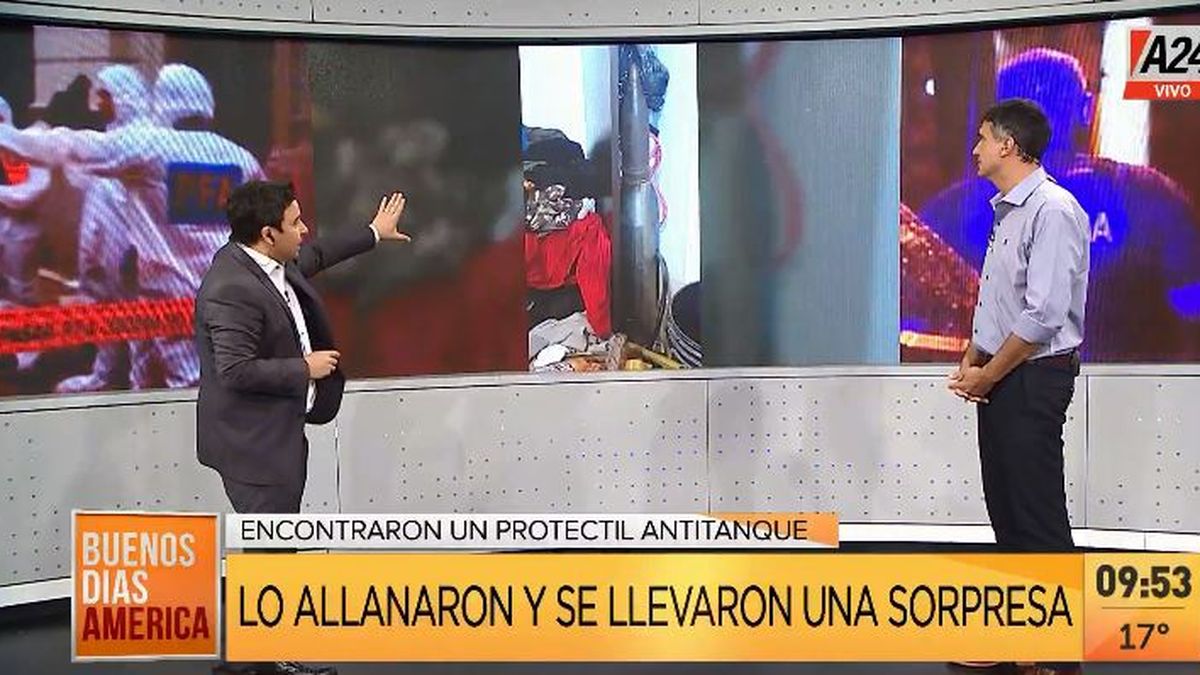 La Plata: detienen a un delincuente con una muy curiosa arma (Captura de Tv)