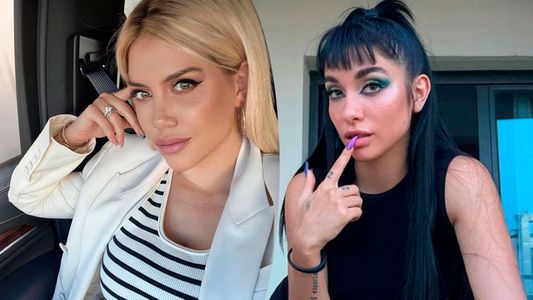 Inesperado intercambio entre María Becerra y Wanda Nara, aliadas contra la China Suárez