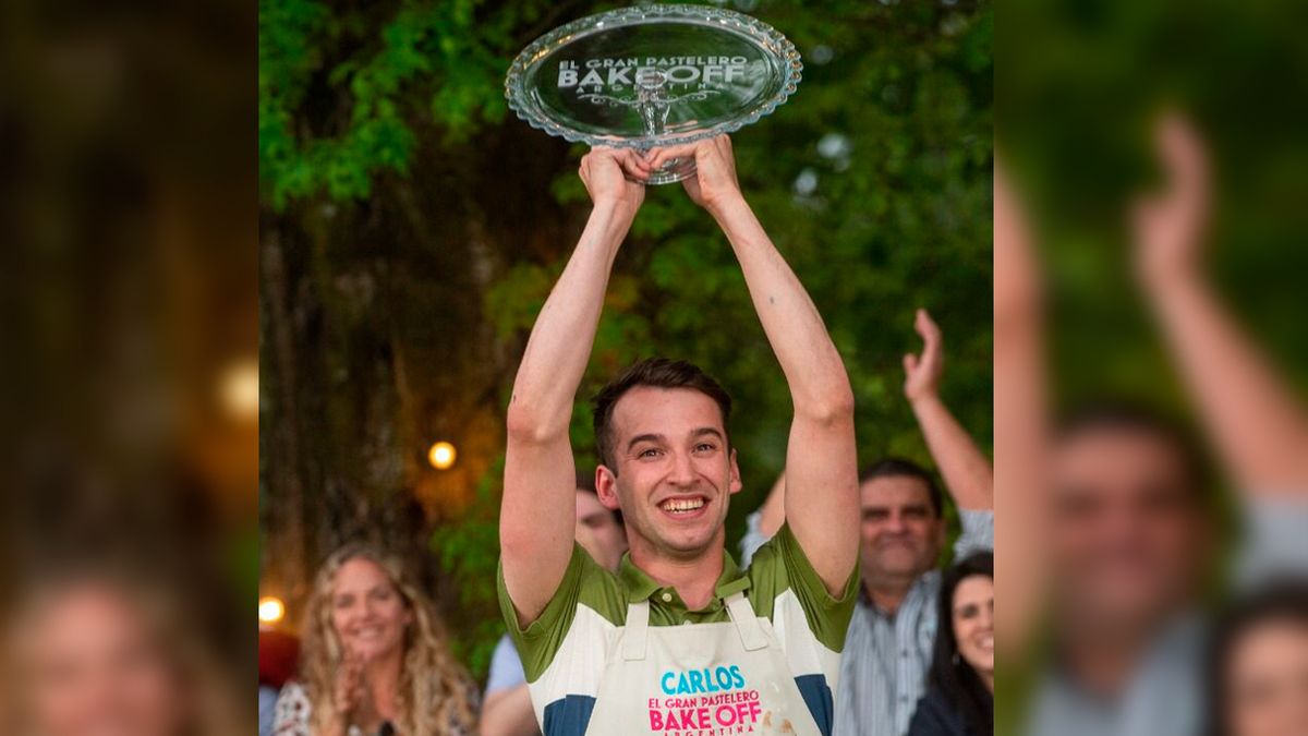 Carlos es el gran ganador de Bake Off Argentina