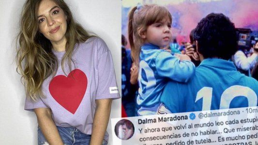 Tras la operación de Diego Maradona, Dalma mostró su furia por las especulaciones sobre el futuro del ex jugador