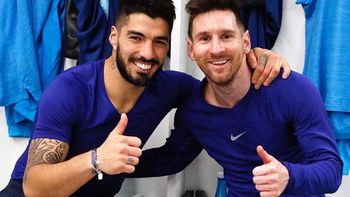 Luis Suárez y Lionel Messi Luis Suárez y Lionel Messi