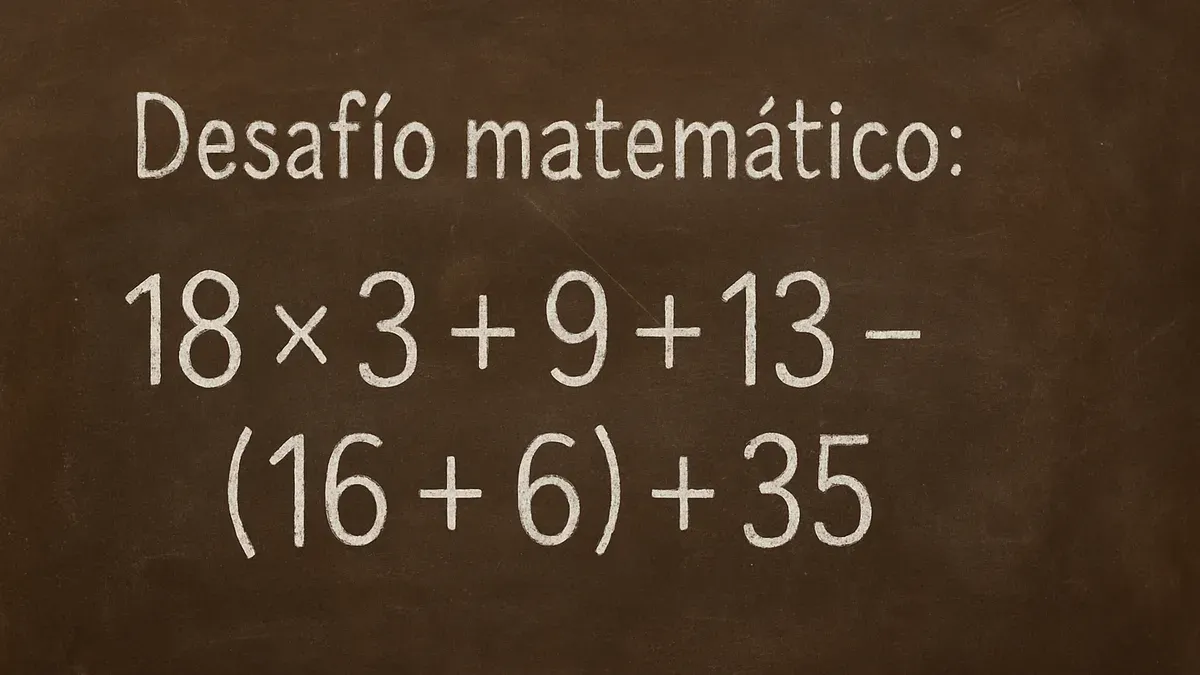 La regla esencial para resolver este desafío matemático es conocido como PEMDAS (por sus siglas en inglés) o jerarquía de operaciones.