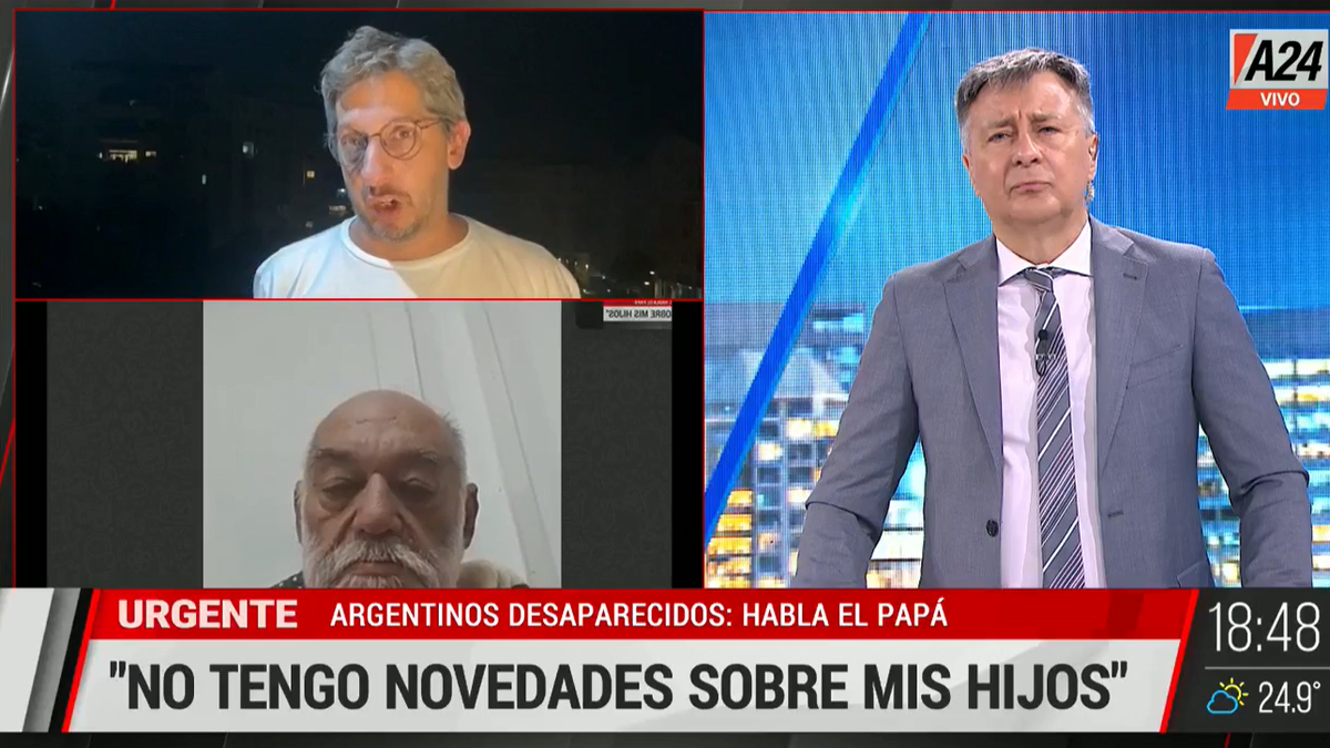 Exclusivo A24 | Habló el padre de dos argentinos desaparecidos en Israel: Cremos que los han secuestrado