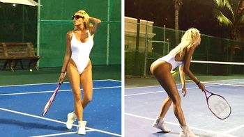El partido de tenis hot de Victoria Xipolitakis