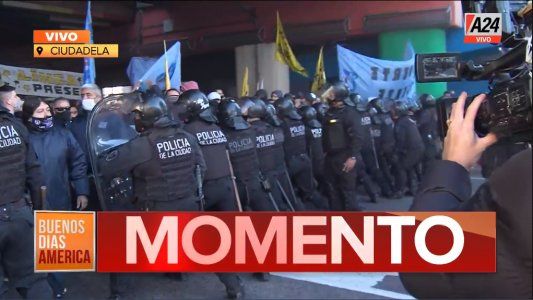 Colectiveros cortaron Puente Pueyrredón y General Paz en reclamo de mejoras salariales