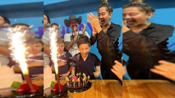 Jimena Barón y Daniel Osvaldo festejaron los 8 años de su hijo Morrison.