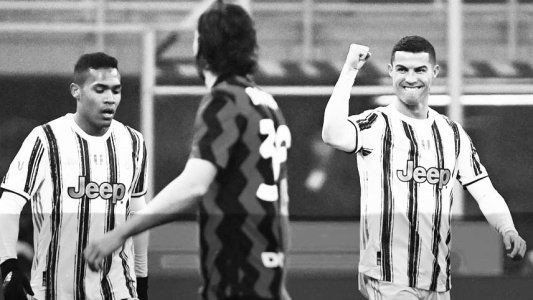 Copa Italia: Lautaro marcó para Inter, pero un doblete de Cristiano le da ventaja a Juventus en la semifinal