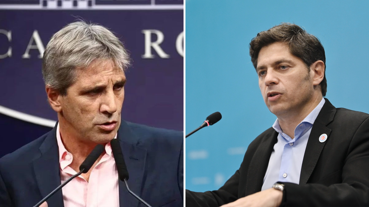 Kicillof le pidió a Caputo que rapidito dé los avales para poder tomar nueva deuda. (Foto: A24).