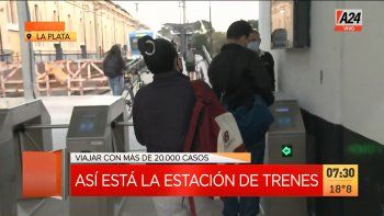 Así se encuentra el tránsito de personas en el AMBA