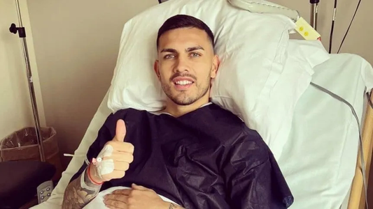 Leandro Paredes, volante del PSG y la Selección Argentina, fue operado
