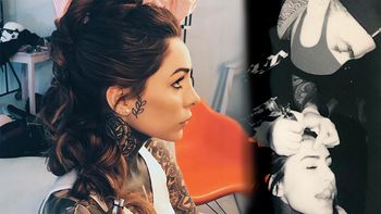 Candelaria Tinelli habló de su tatuaje en la frente: Es una palabra en ruso que significa frágil