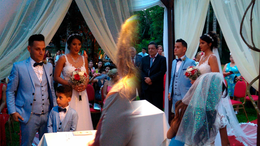 Roberto Edgar Volcán se casó con Jenifer en Puerto Iguazú