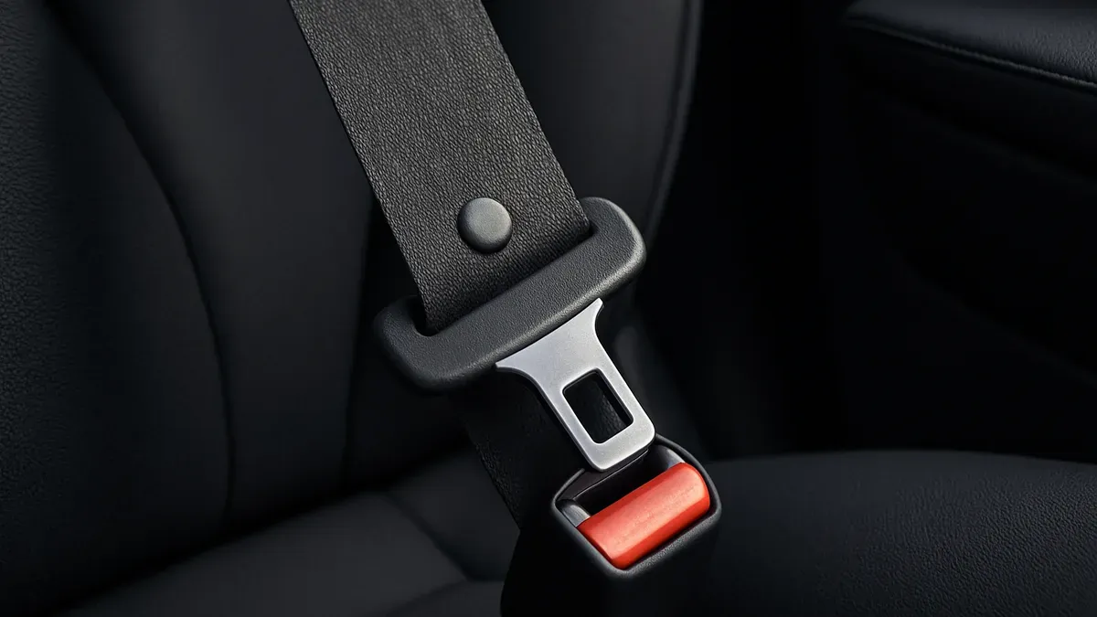 Para qué sirve el pequeño botón del cinturón de seguridad del auto. (Imagen ilustrativa)