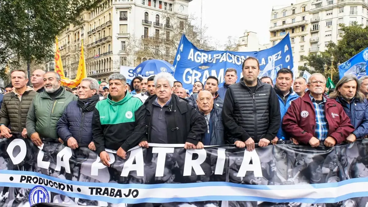 La CGT encabezará la marcha contra el DNU de Javier Milei en Tribunales (Foto: archivo).