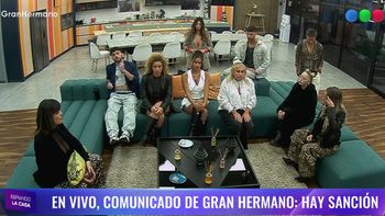 Los participantes de Gran Hermano 2024 cruzaron un límite y recibieron una sanción: el duro comunicado