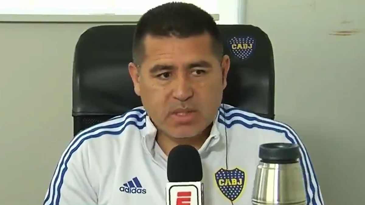 Juan Román Riquelme habló del escándalo en cancha de Racing.