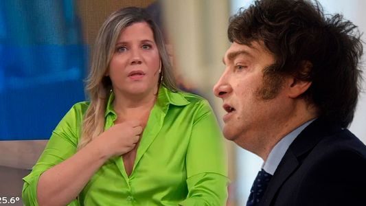El fuerte pedido que le hizo Dominique Metzger en vivo y llorando a Javier Milei