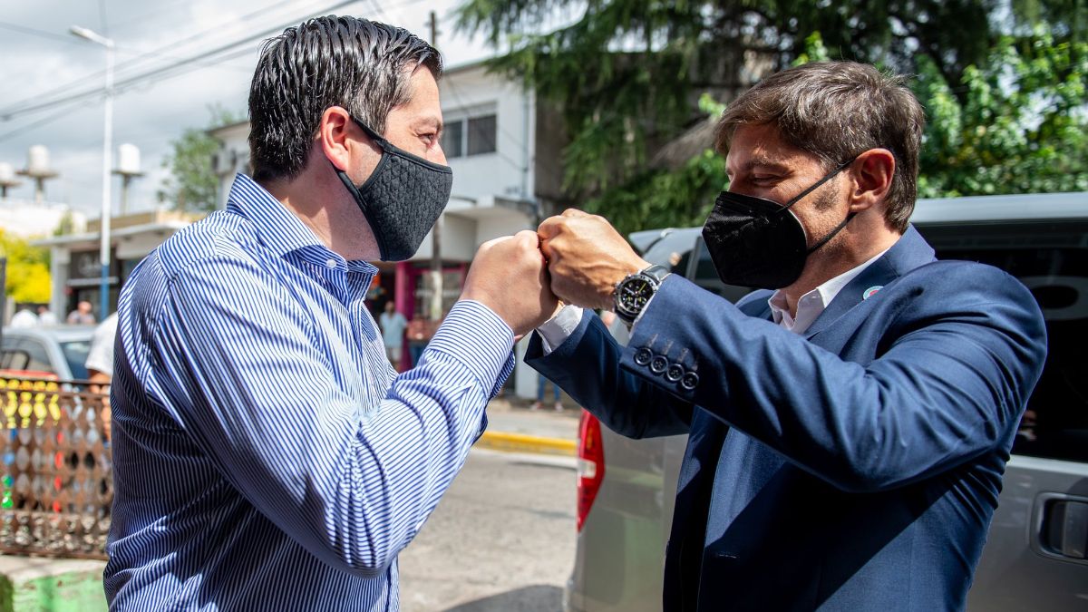 Leo Nardini y Axel Kicillof. (Foto: archivo)
