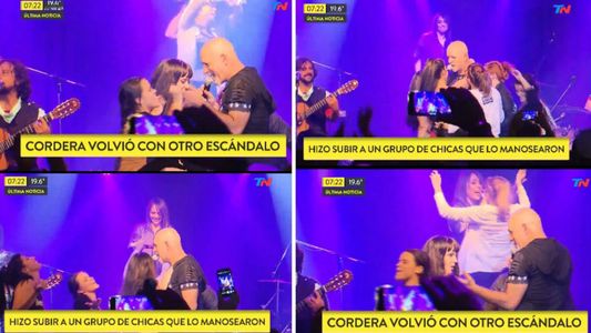 Gustavo Cordera volvió a cantar en Buenos Aires y bailó La bomba loca con sus fanáticas