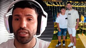 El video viral del reto del Kun Agüero a su hijo Benjamín