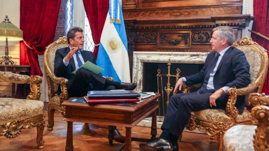 Empezó la transición en el Congreso: Massa se reunió con Monzó