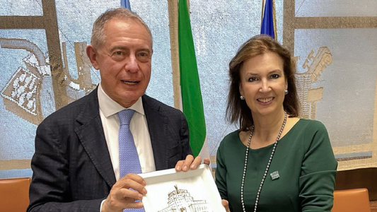 Diana Mondino continúa de gira en Italia para profundizar las relaciones bilaterales