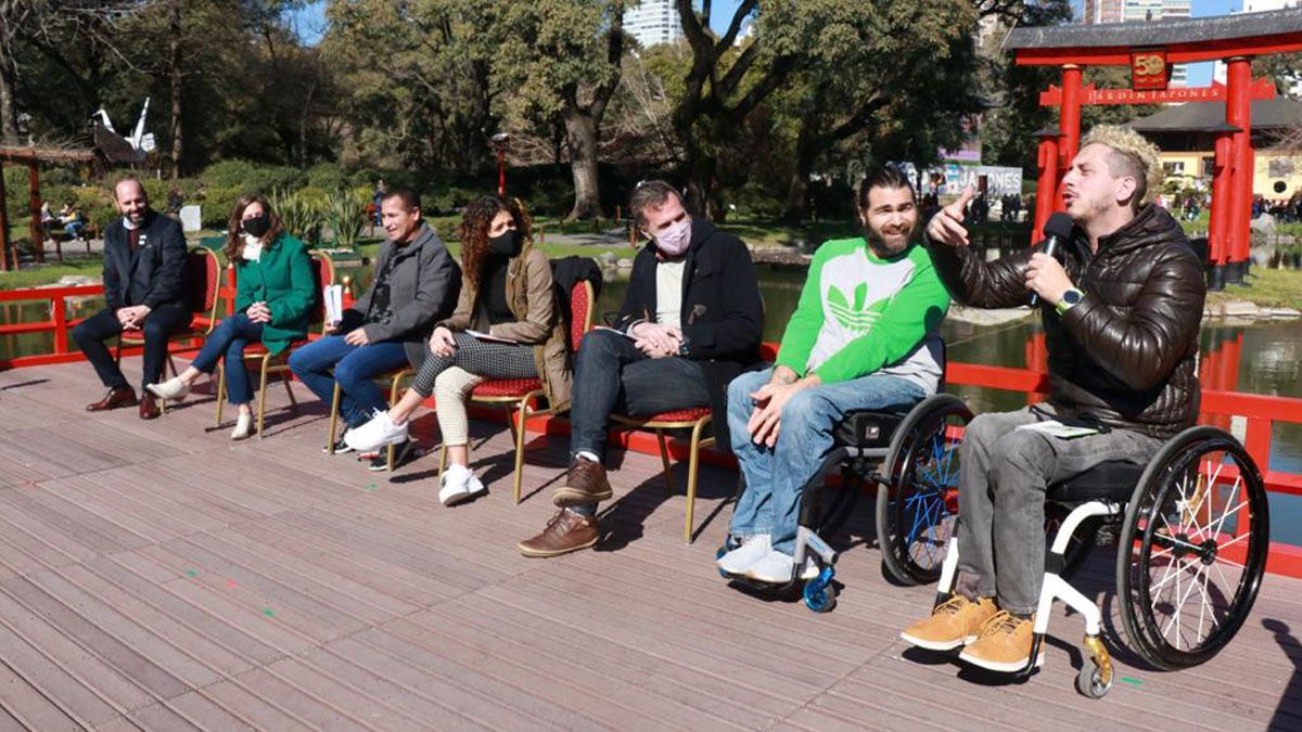 Se presentó en el Jardín Japonés la colección de cuentos infantiles sobre deportistas paralímpicos argentinos.