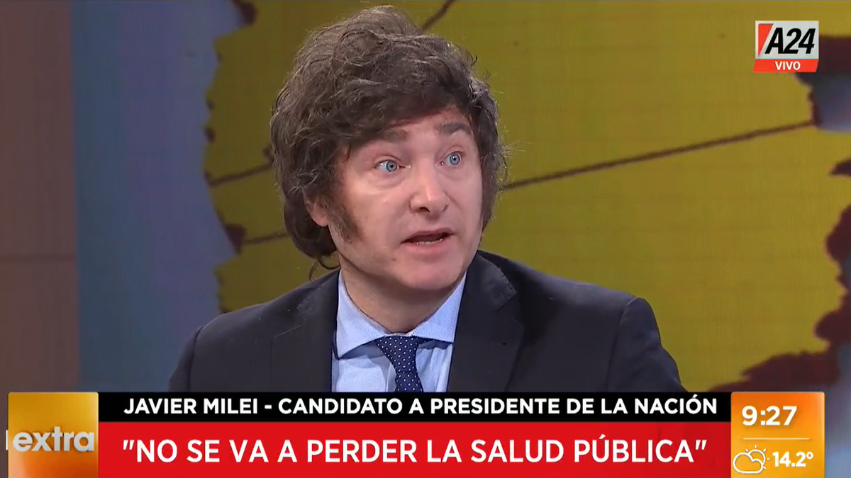Exclusivo A24 | Habló Javier Milei: analizó sus propuestas de cara a las elecciones de octubre