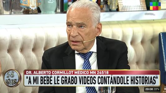Alberto Cormillot: Le grabo mensajes a Emilio contándole historias